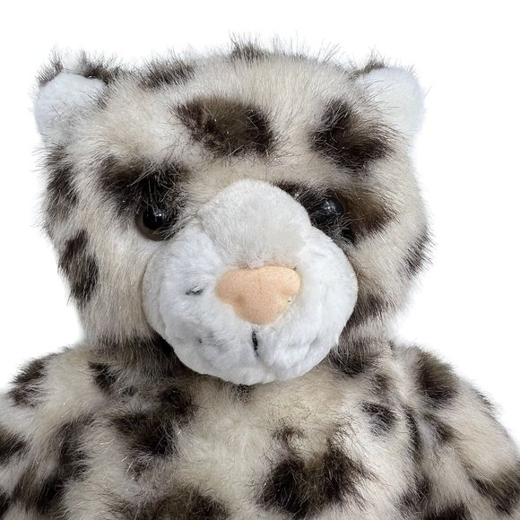 Build A Bear Workshop Plush Clouded Snow Leopard Cat Sparkle Stuffed Animal BAB - Picture 12 of 12